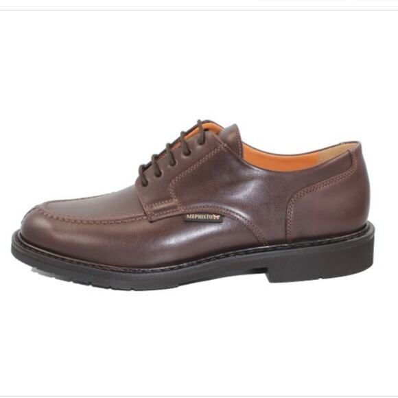 MEPHISTO Phoebus In Dark Brown Smooth Leather Men's Size 10.5 - Picture 1 of 16